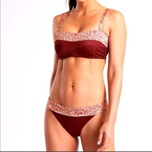 NWT Athleta Aqualuxe “Batik” Swim Bikini - Picture 4 of 7